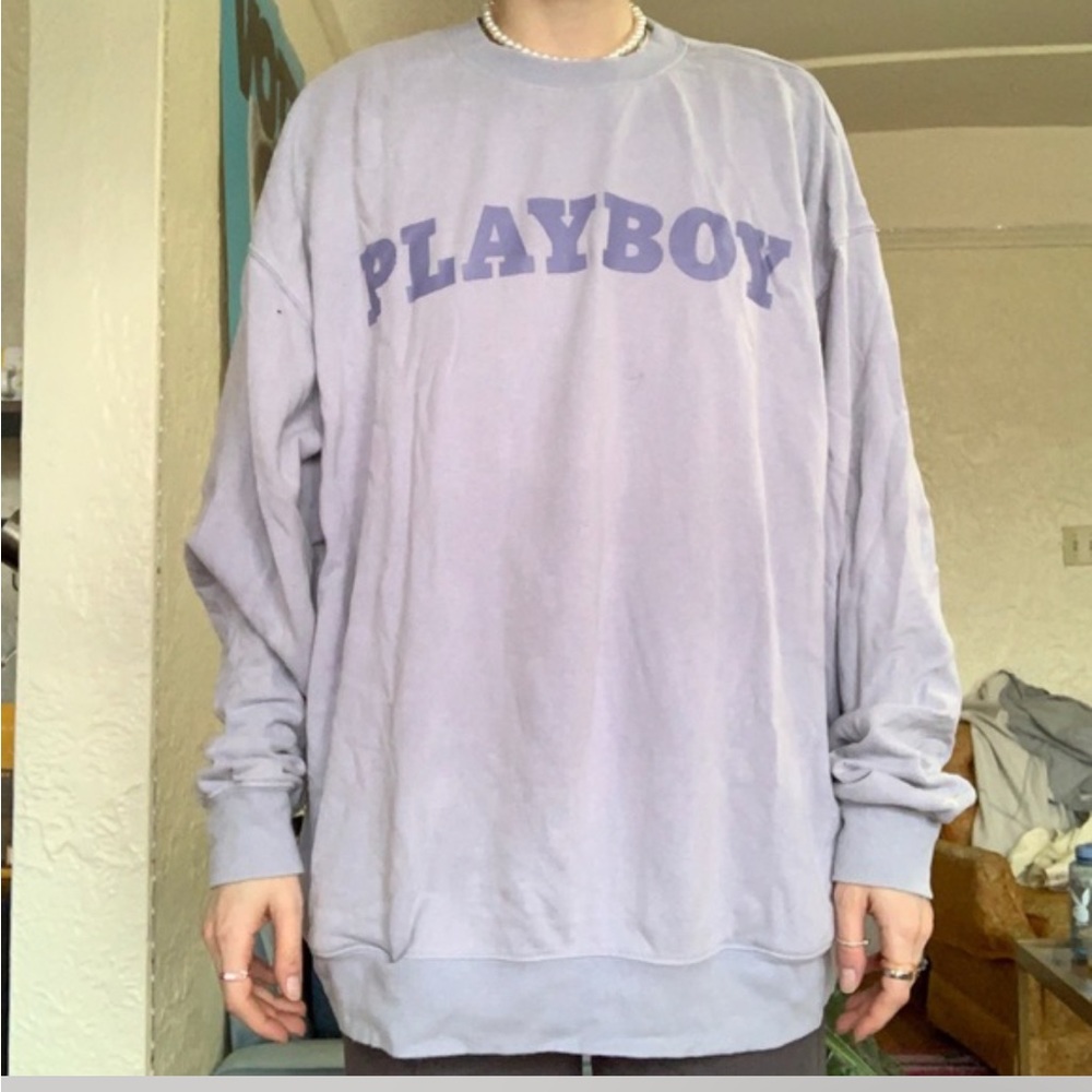 Playboy Violet Crewneck Sweatshirt
